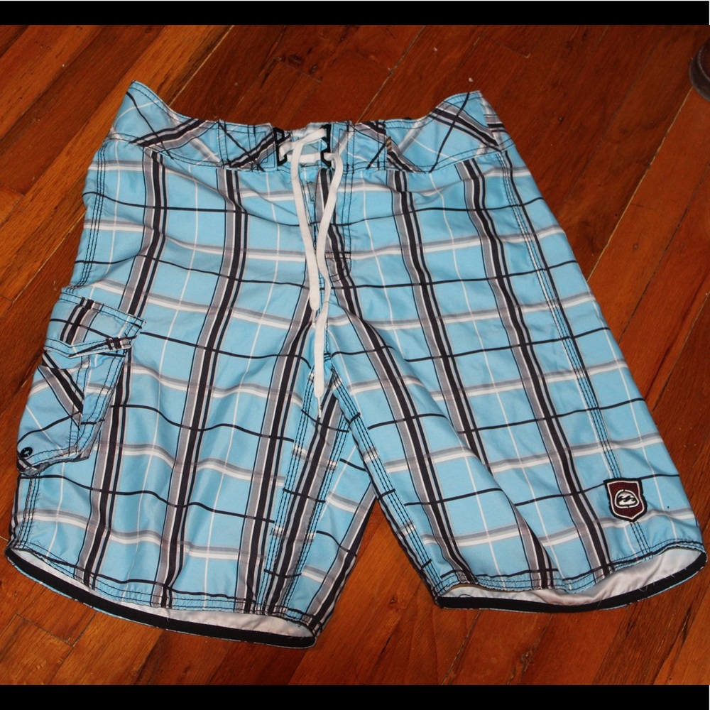 Blue Water Billabong Swimming Board Shorts Sz 32